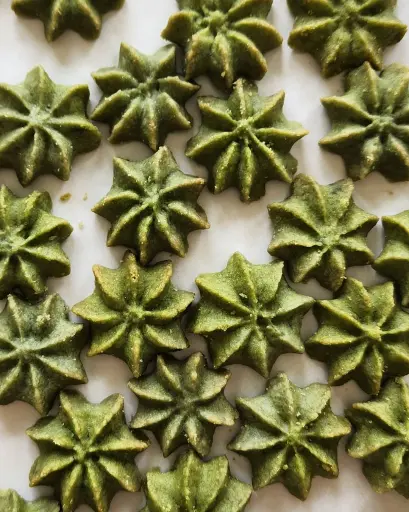 Uji Matcha Butter Cookies